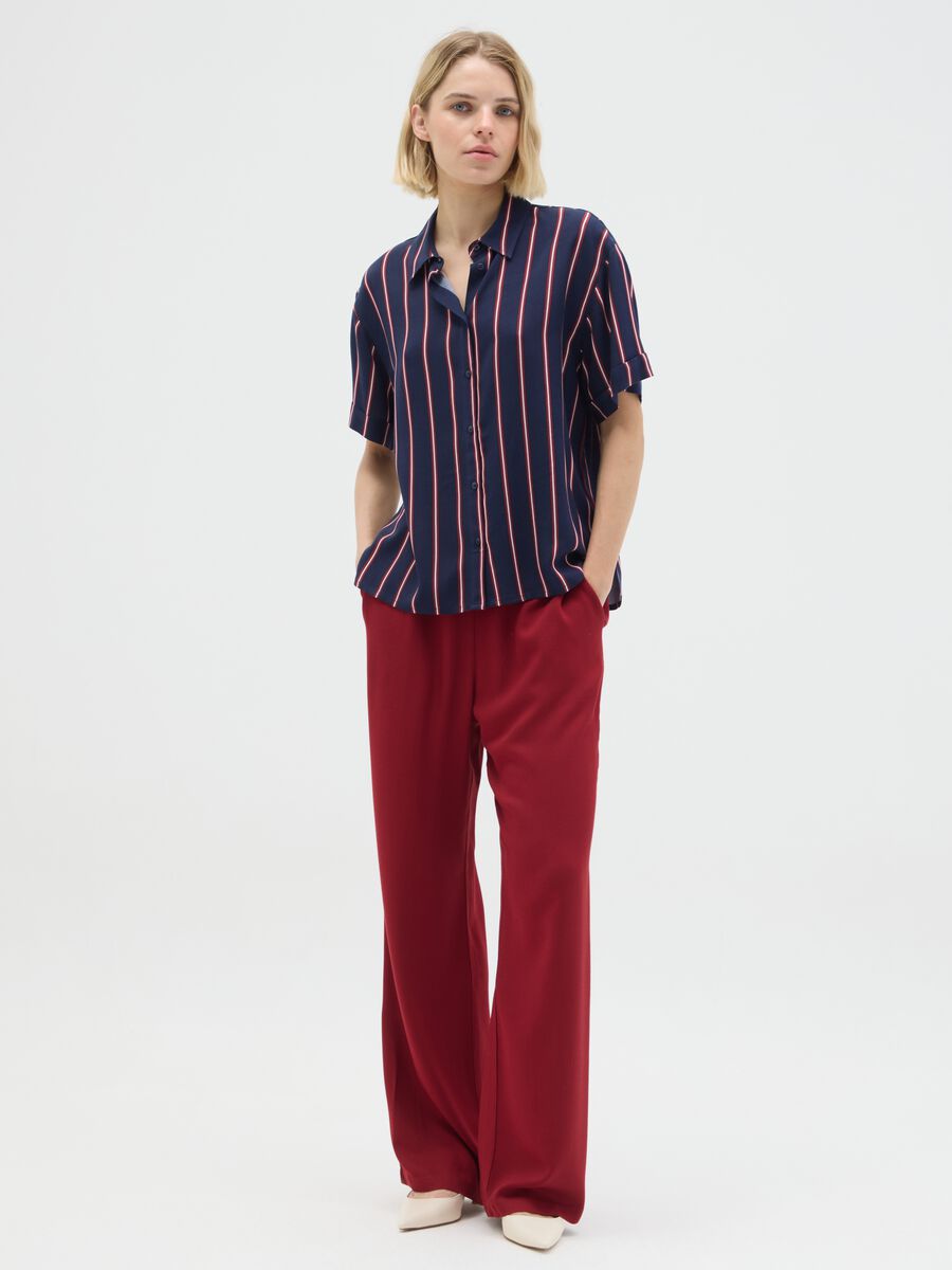 Women's Multicolour Viscose Shirt_1