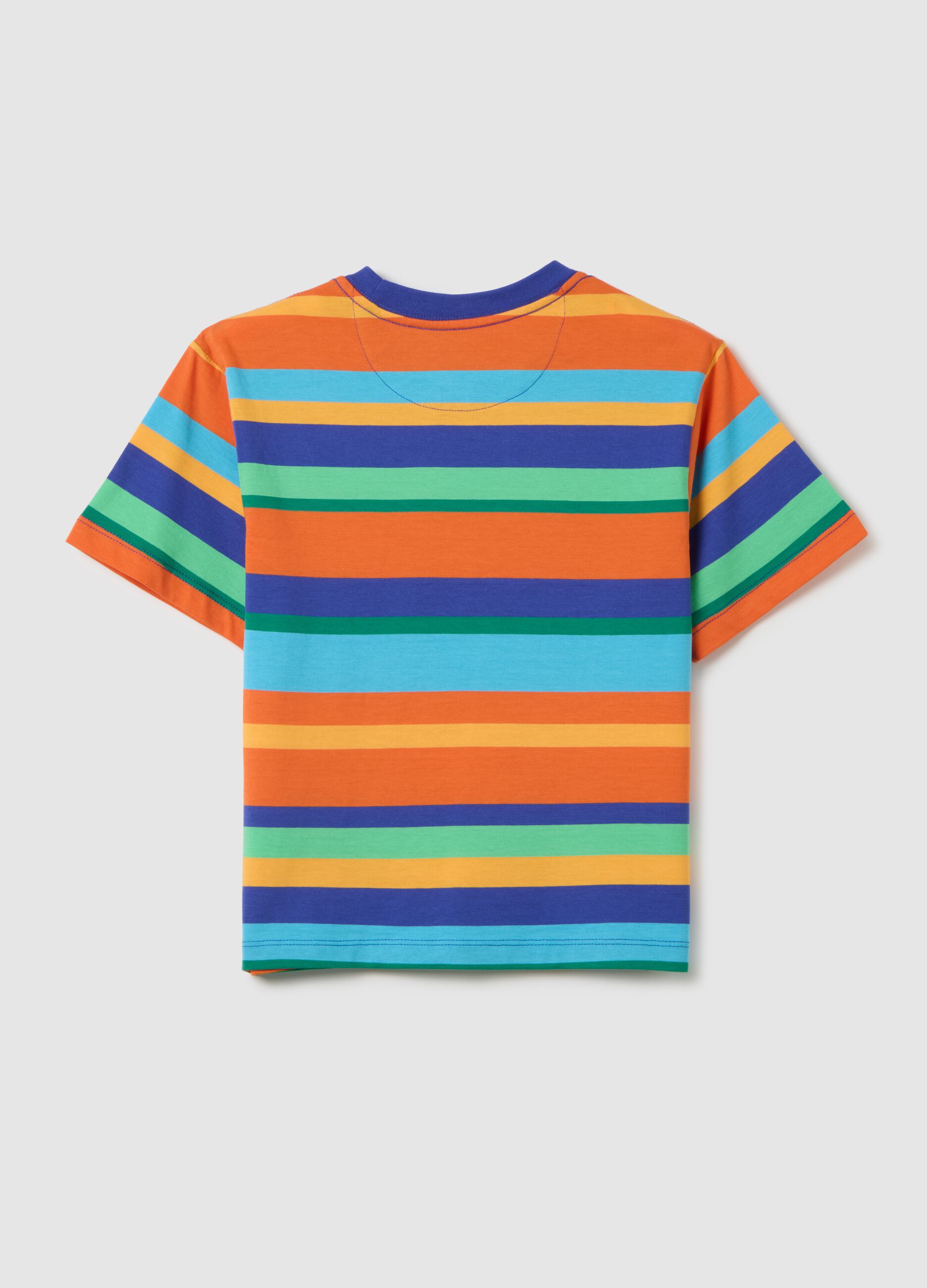 Children's multicolor pure cotton t-shirt in regular fit