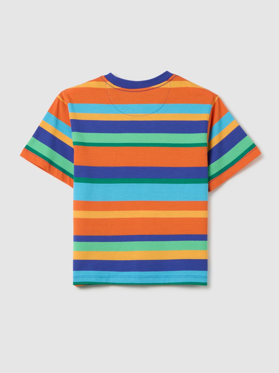 Children's multicolor pure cotton t-shirt in regular fit_4