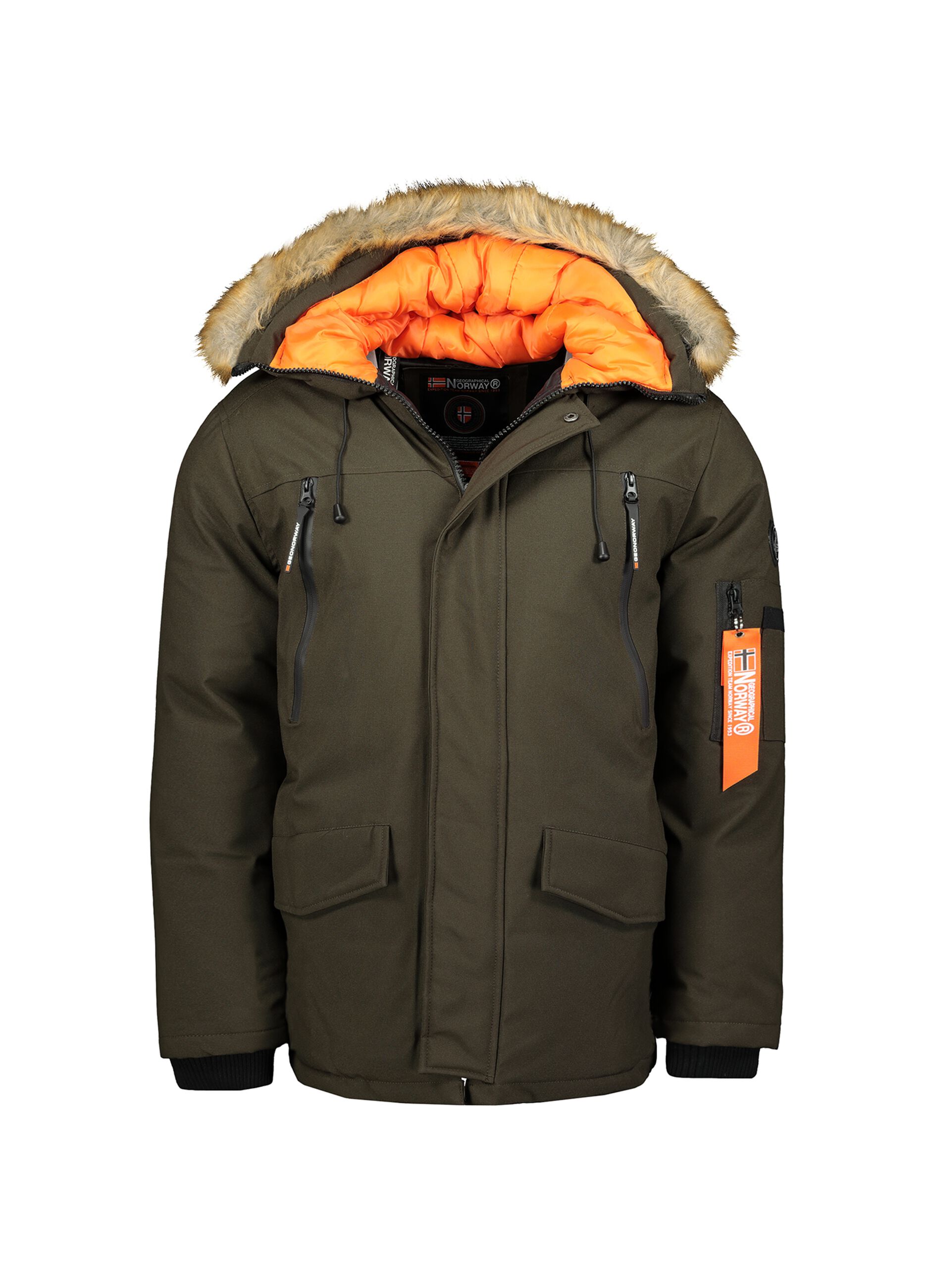 Geographical Norway short quilted parka