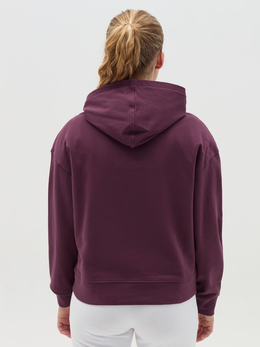 Cotton sweatshirt with hood and pocket_1