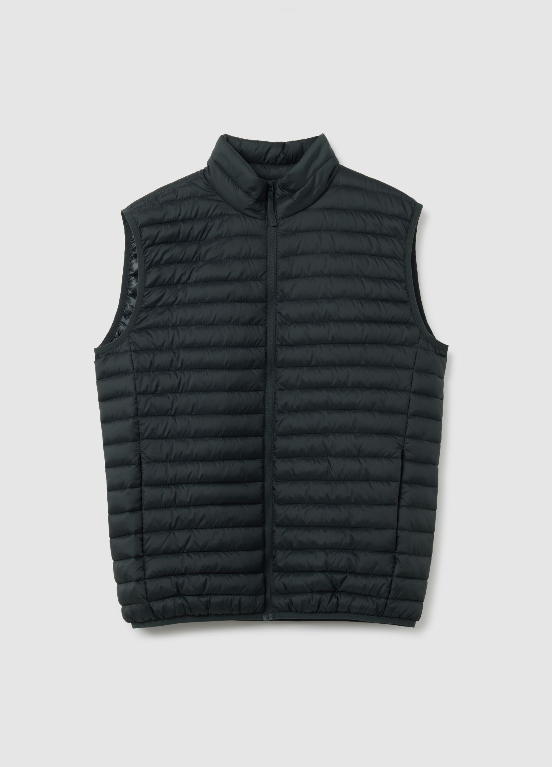 Gilet in nero regular fit