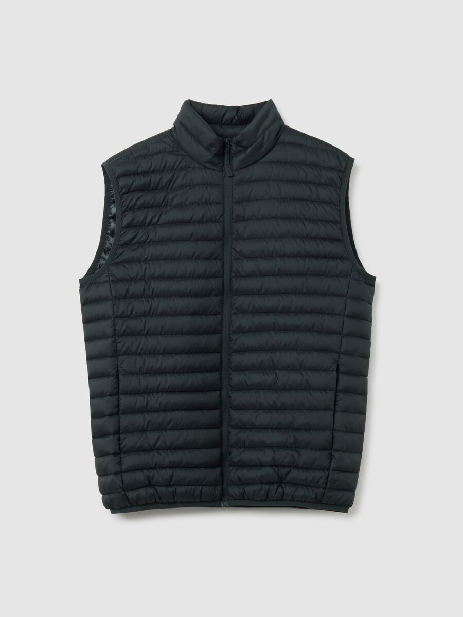 Gilet in nero regular fit_4