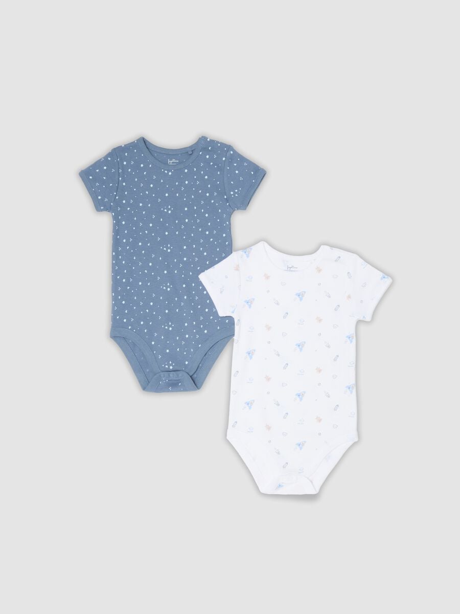 2-pack of light blue organic cotton short-sleeve bodysuits_0