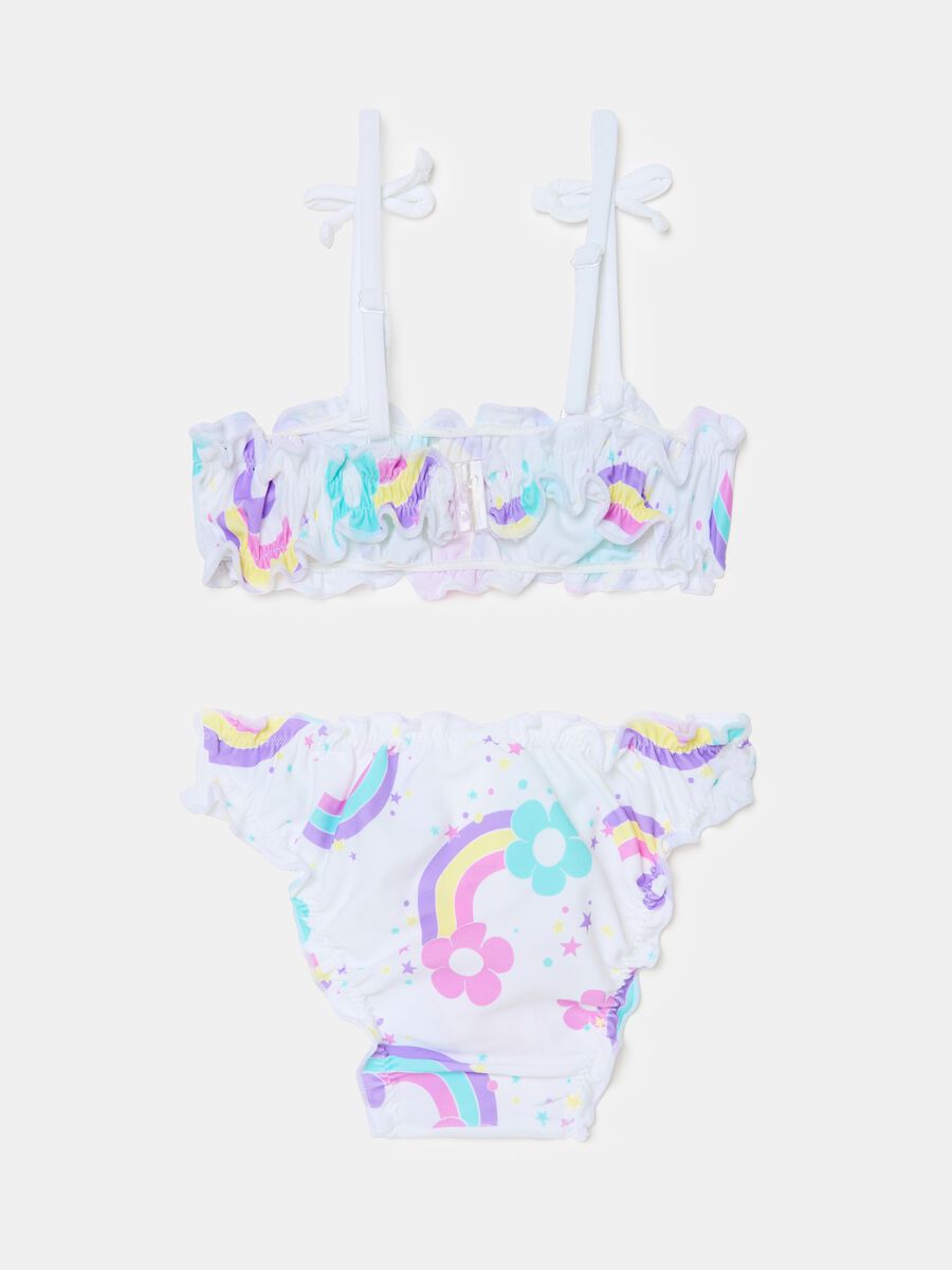 Bikini con stampa arcobaleni_1