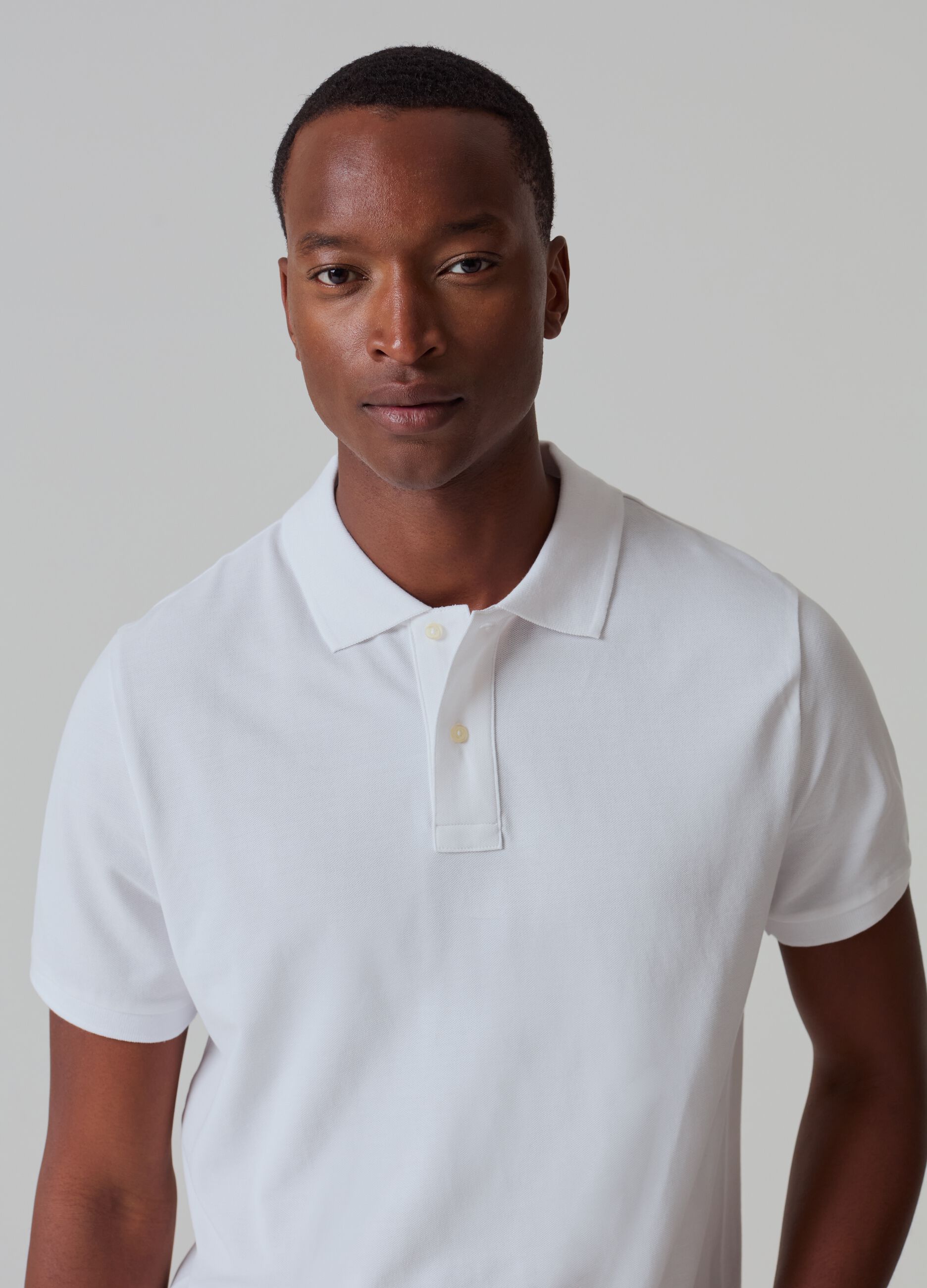 Polo in piquet di cotone Supima