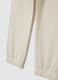 Kids' beige pure cotton joggers regular fit_3