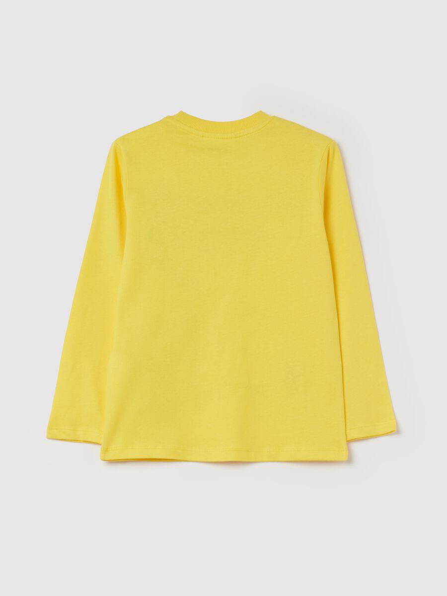 T-shirt a maniche lunghe con stampa Pikachu_1