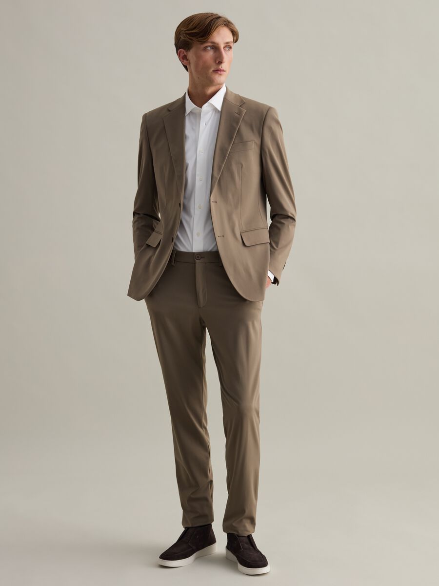 Tech chino trousers in technical fabric_1