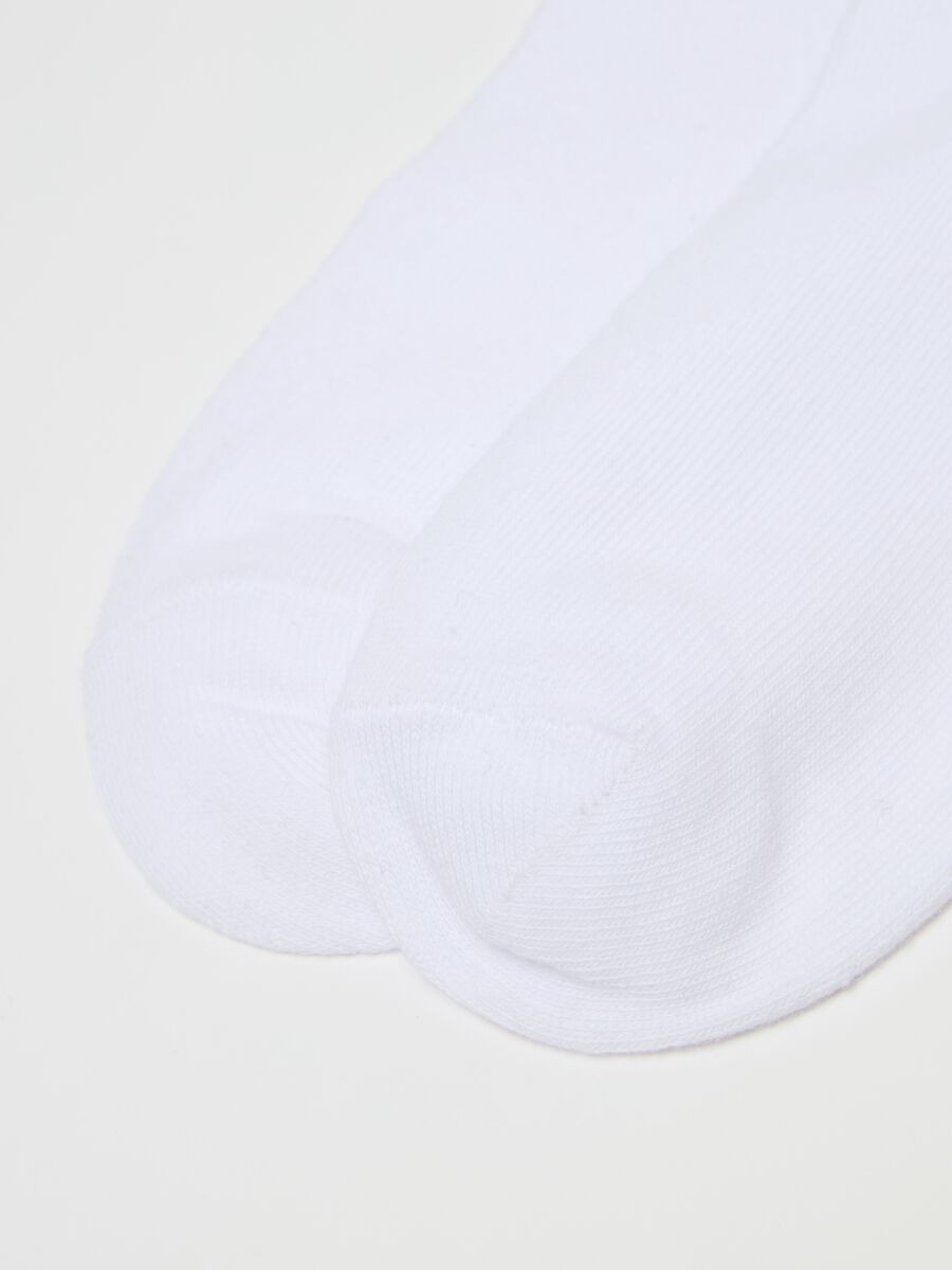 Two-pair pack sneaker liners with flower embroidery_2