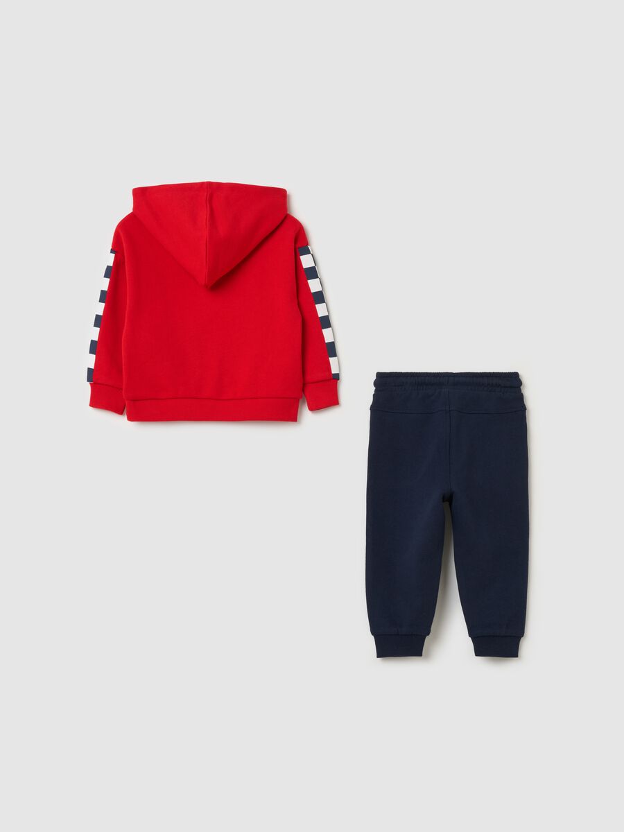 Fleece jogging set with Batman print_1