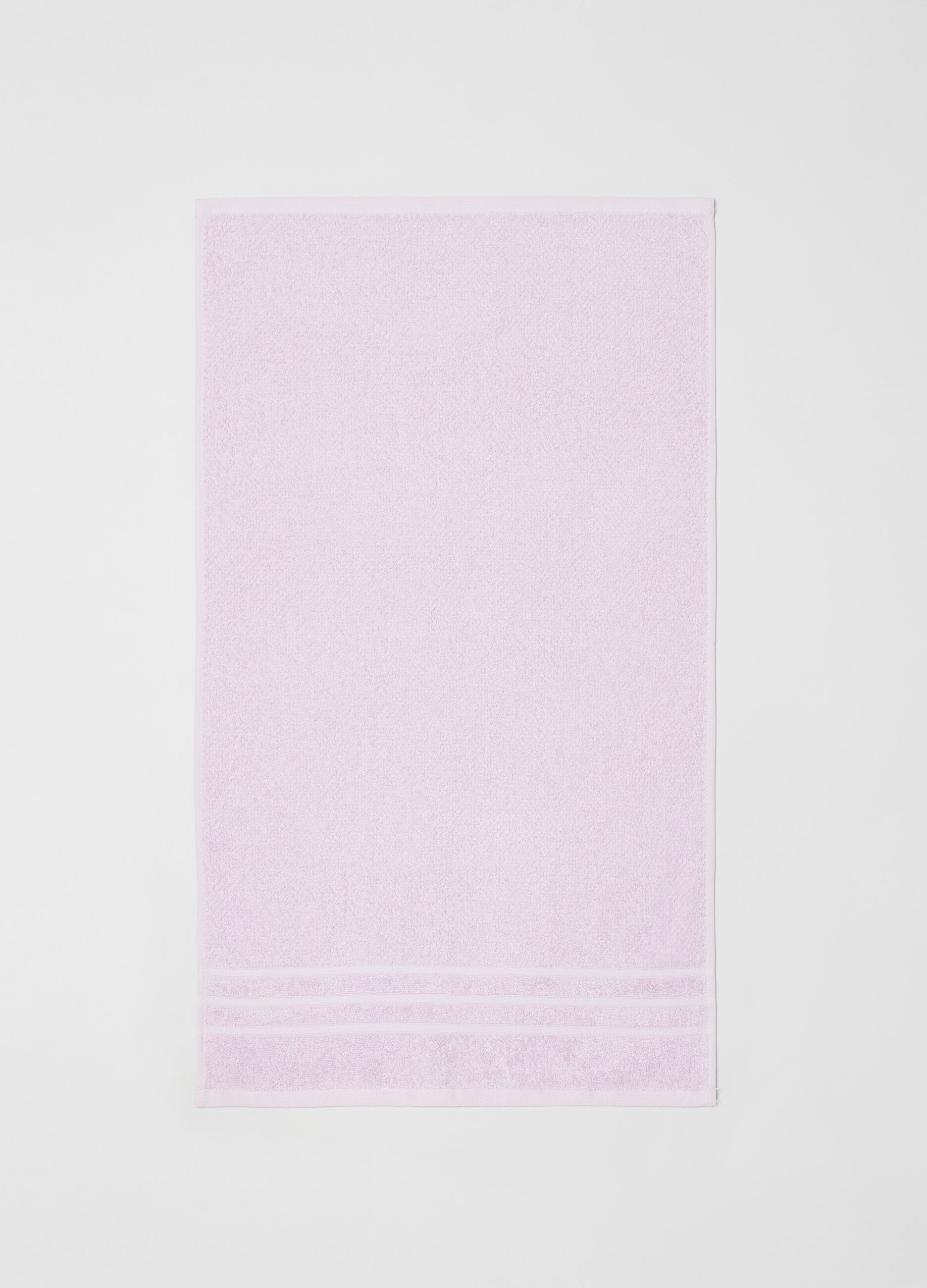 Asciugamano viso 50x90 tinta unita rosa_1