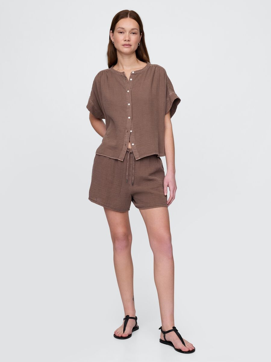 Shorts estivi in puro cotone_0