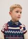 Multicolour kids' jumper regular fit with jacquard design_3