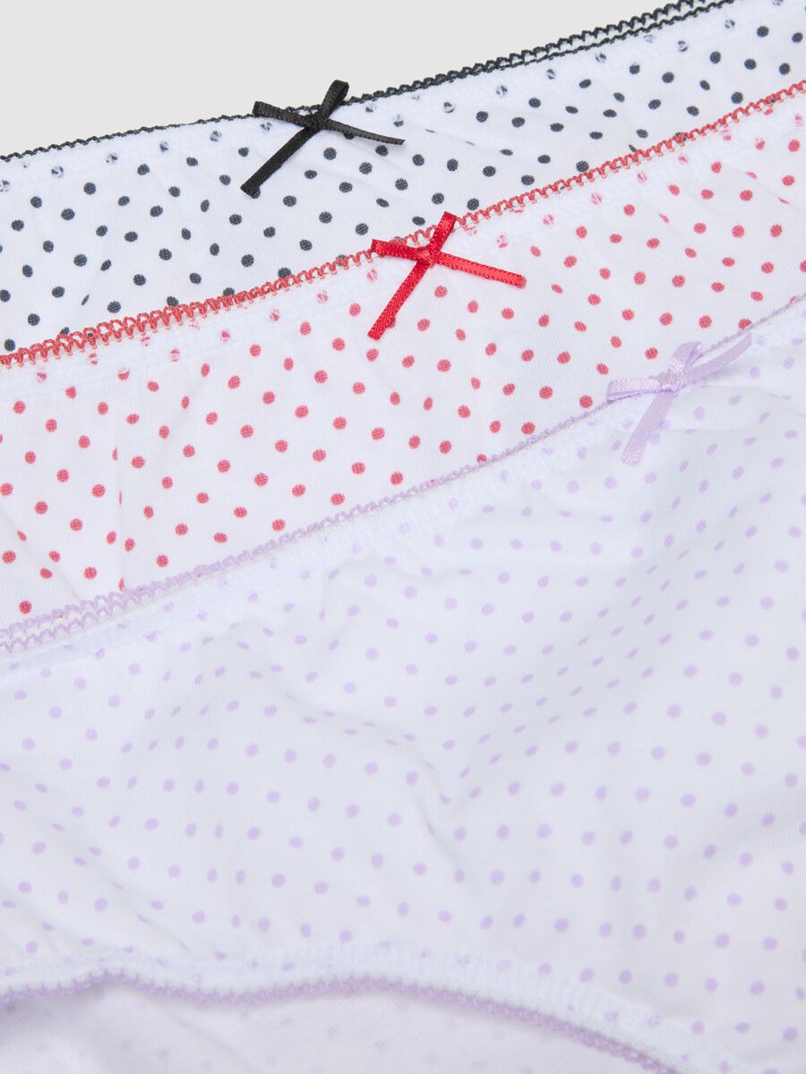 Multipack mutandine in puro cotone multicolor da bambina_2