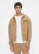 Beige hoodie with full zip_0