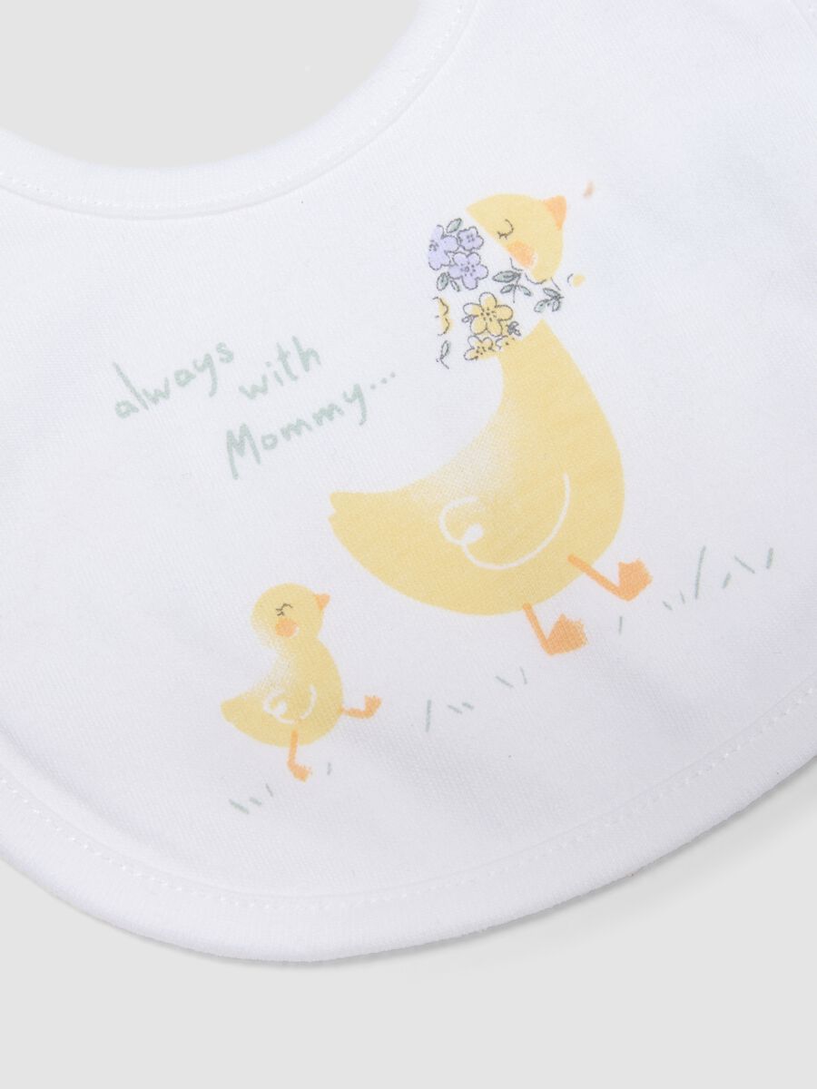 Two-pack of white bibs in pure organic cotton_1
