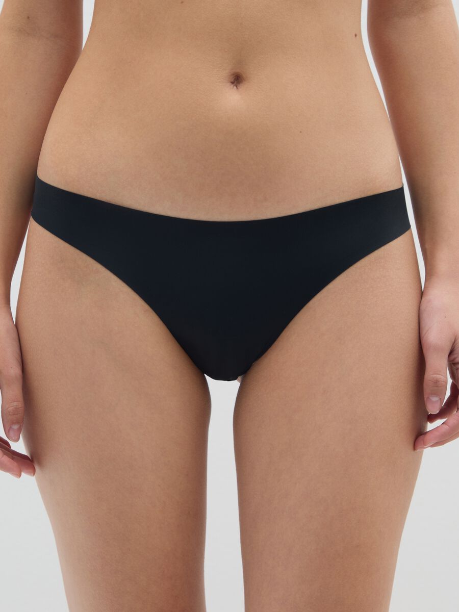 Brasiliana in tessuto elasticizzato nero_1