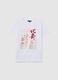 White pure cotton regular fit t-shirt with round neckline_0