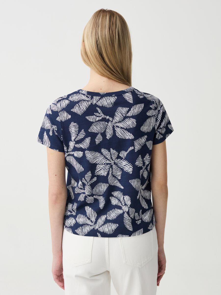 Cotton T-shirt with all-over print_2