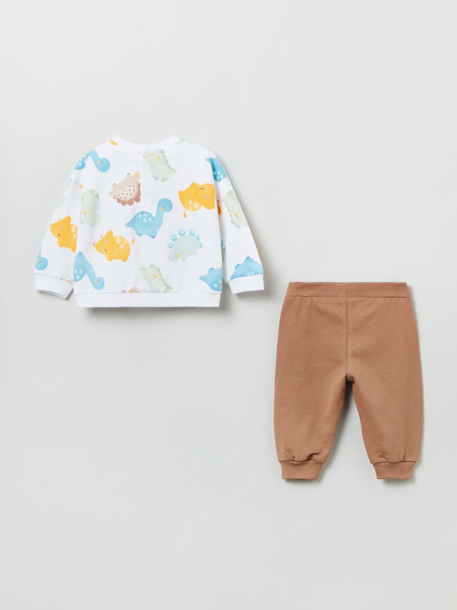 Jogging set in cotone con stampa_1
