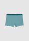 Boys' Stretch Cotton Blue Boxer Shorts_1