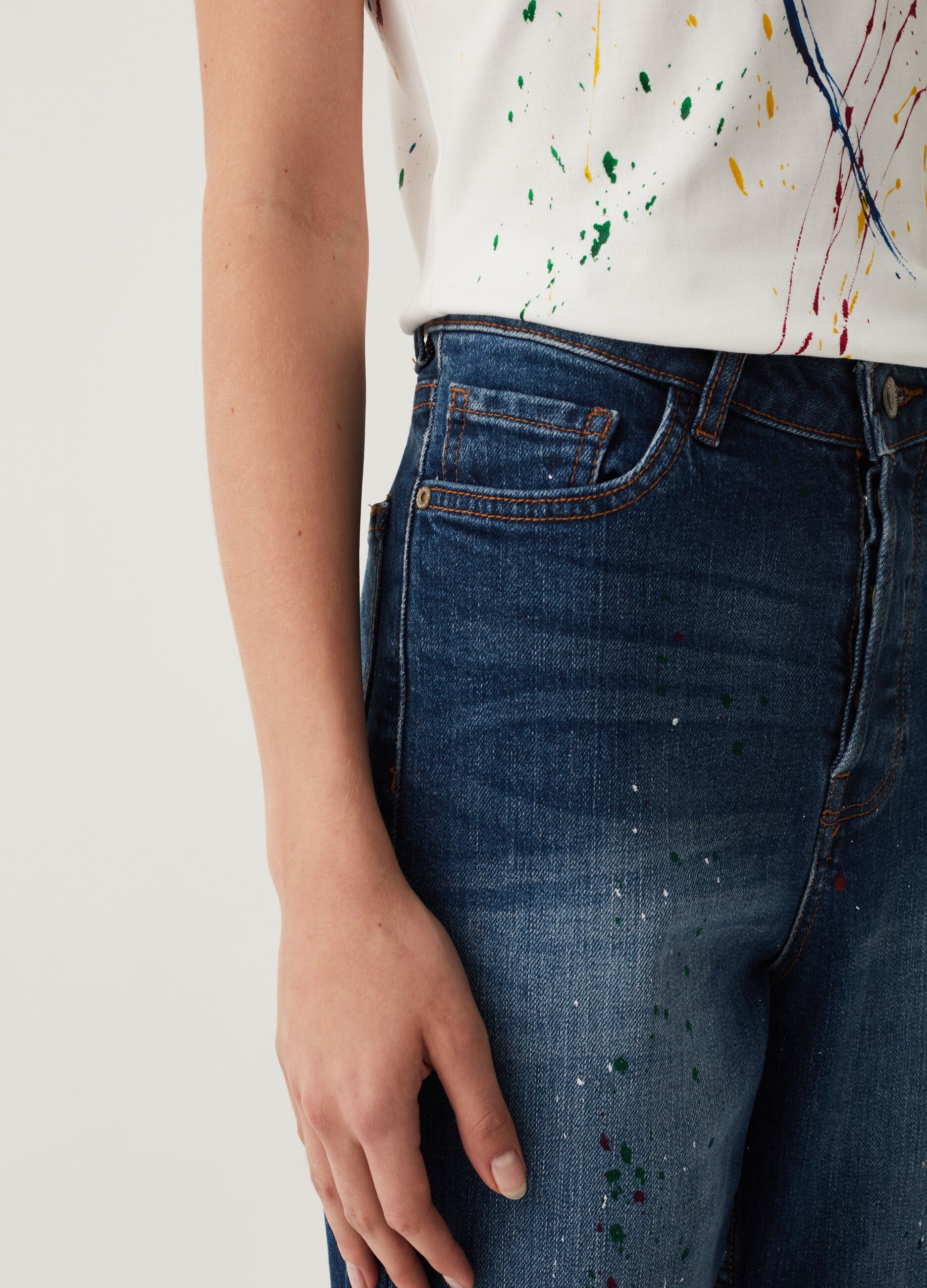 Jeans mom fit slim RE-UP_3