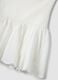 Gonna mini bianca in puro cotone_5