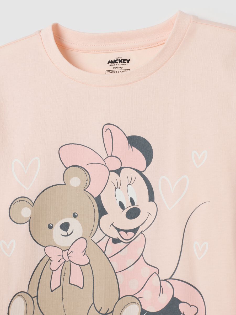 Pigiama da bambina in puro cotone rosa regular fit_2