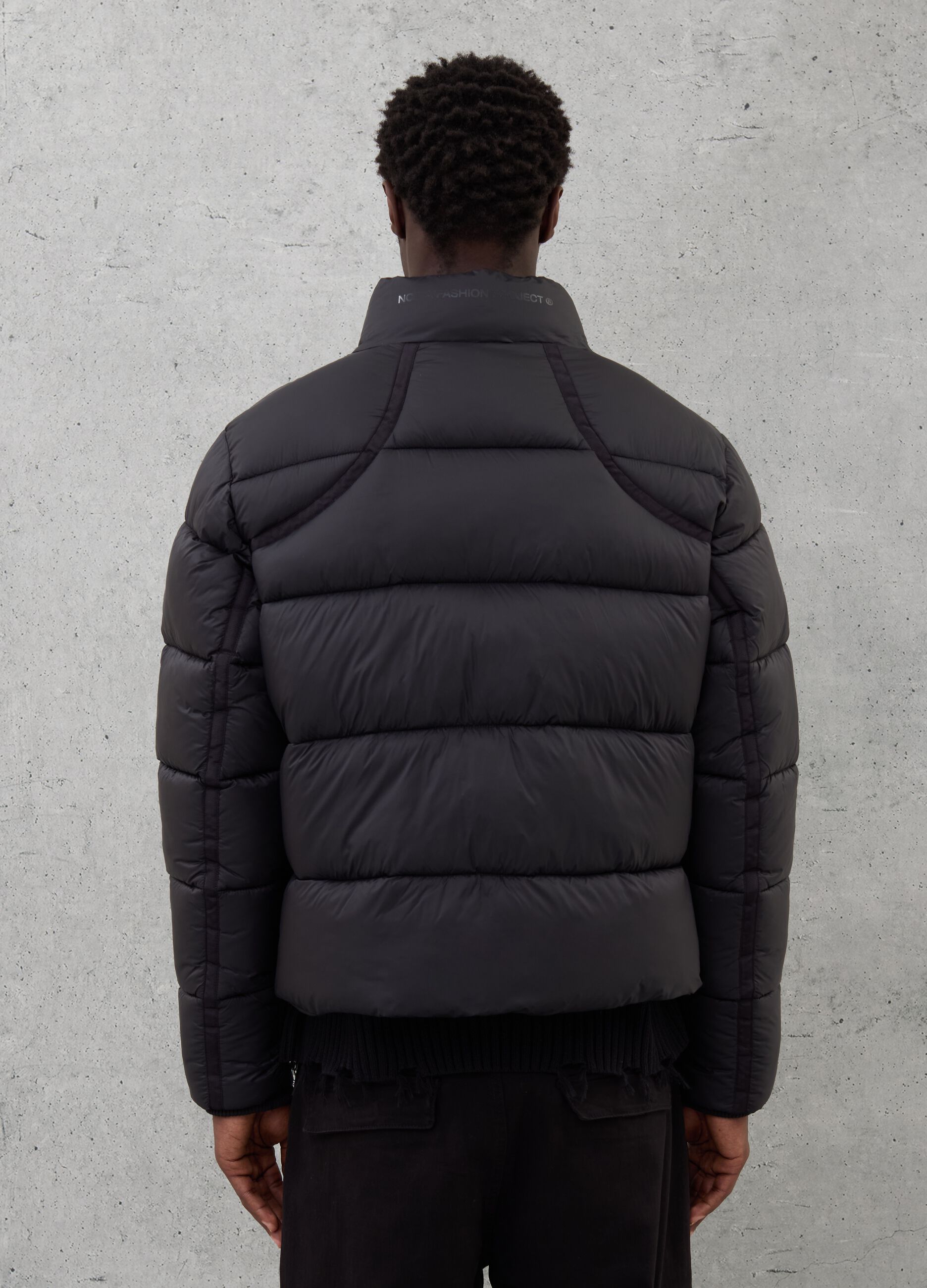 Technical Puffer Jacket Black