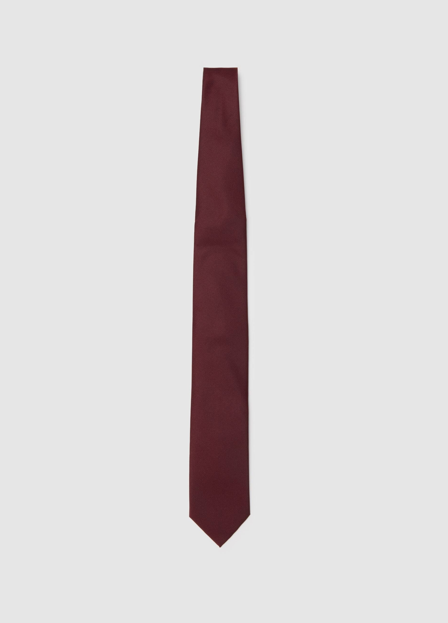 Red Polyester Tie