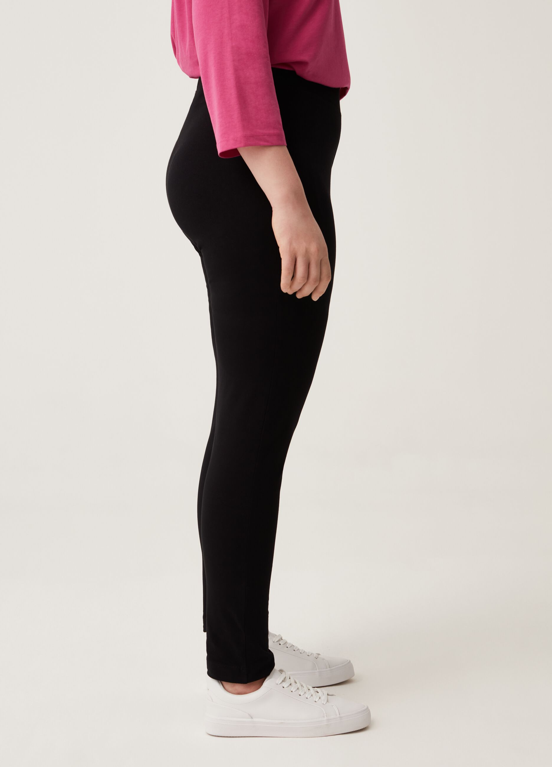 Leggings in cotone stretch Curvy MYA_3