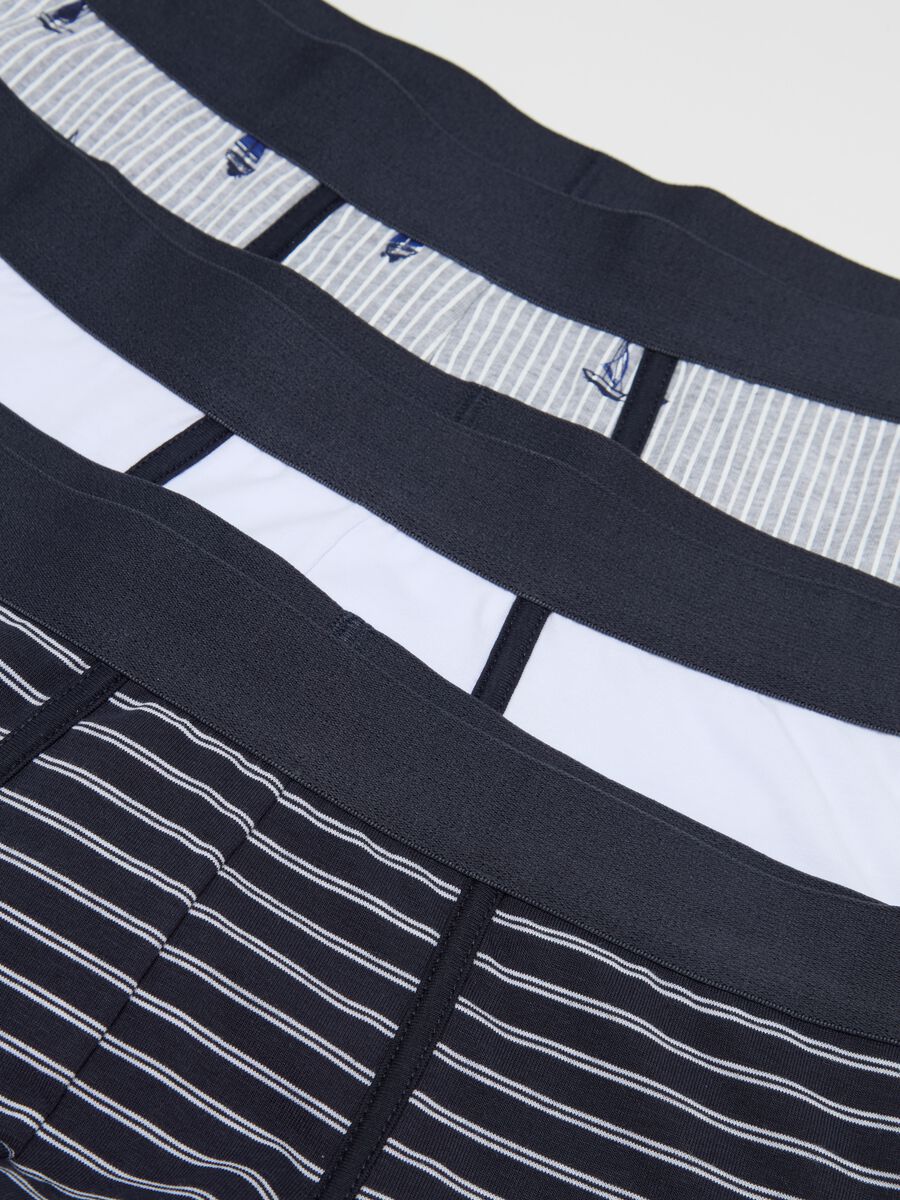 Three-pack boxer shorts in stretch cotton with print_5