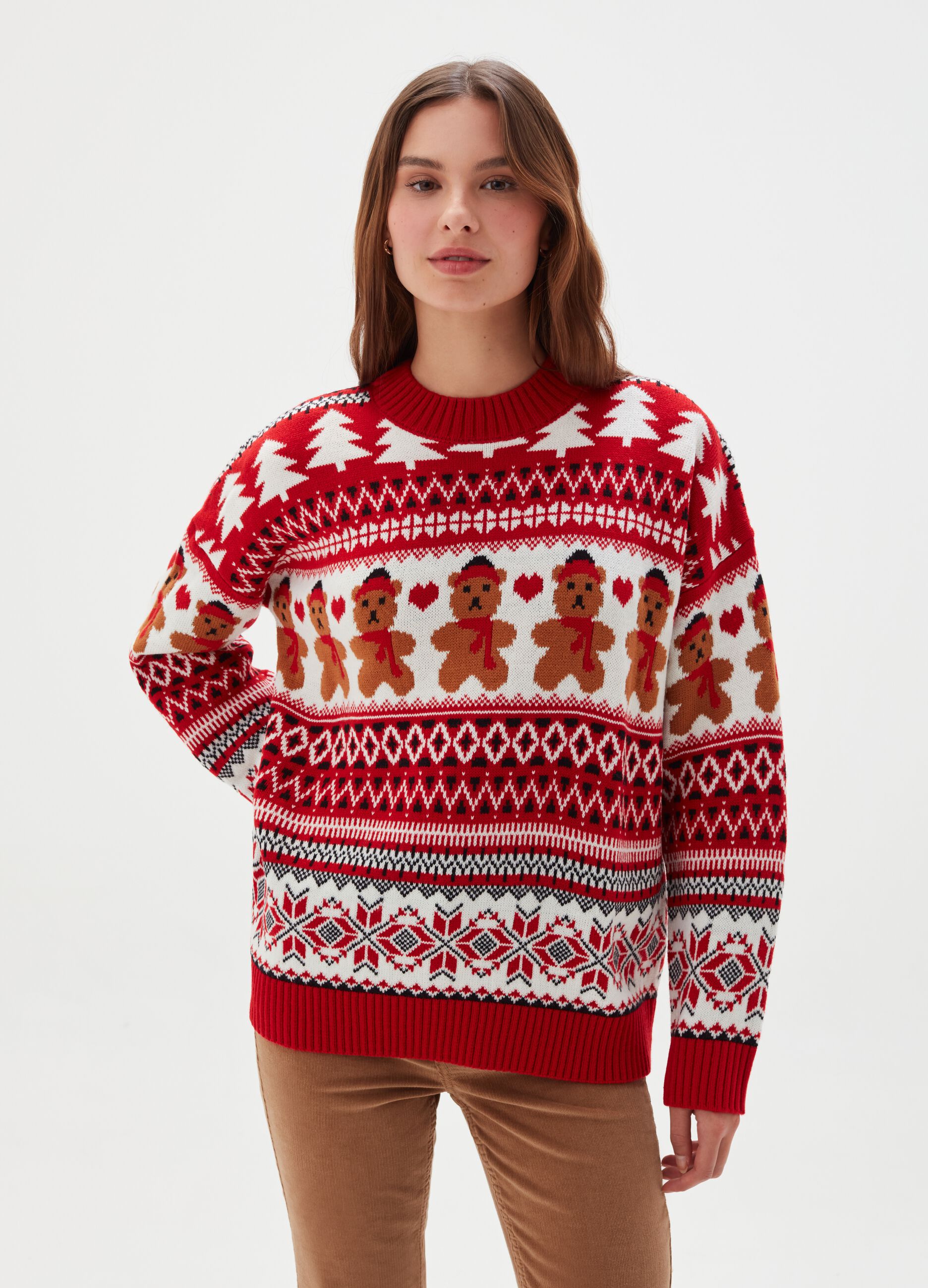 Maglione store natale donna