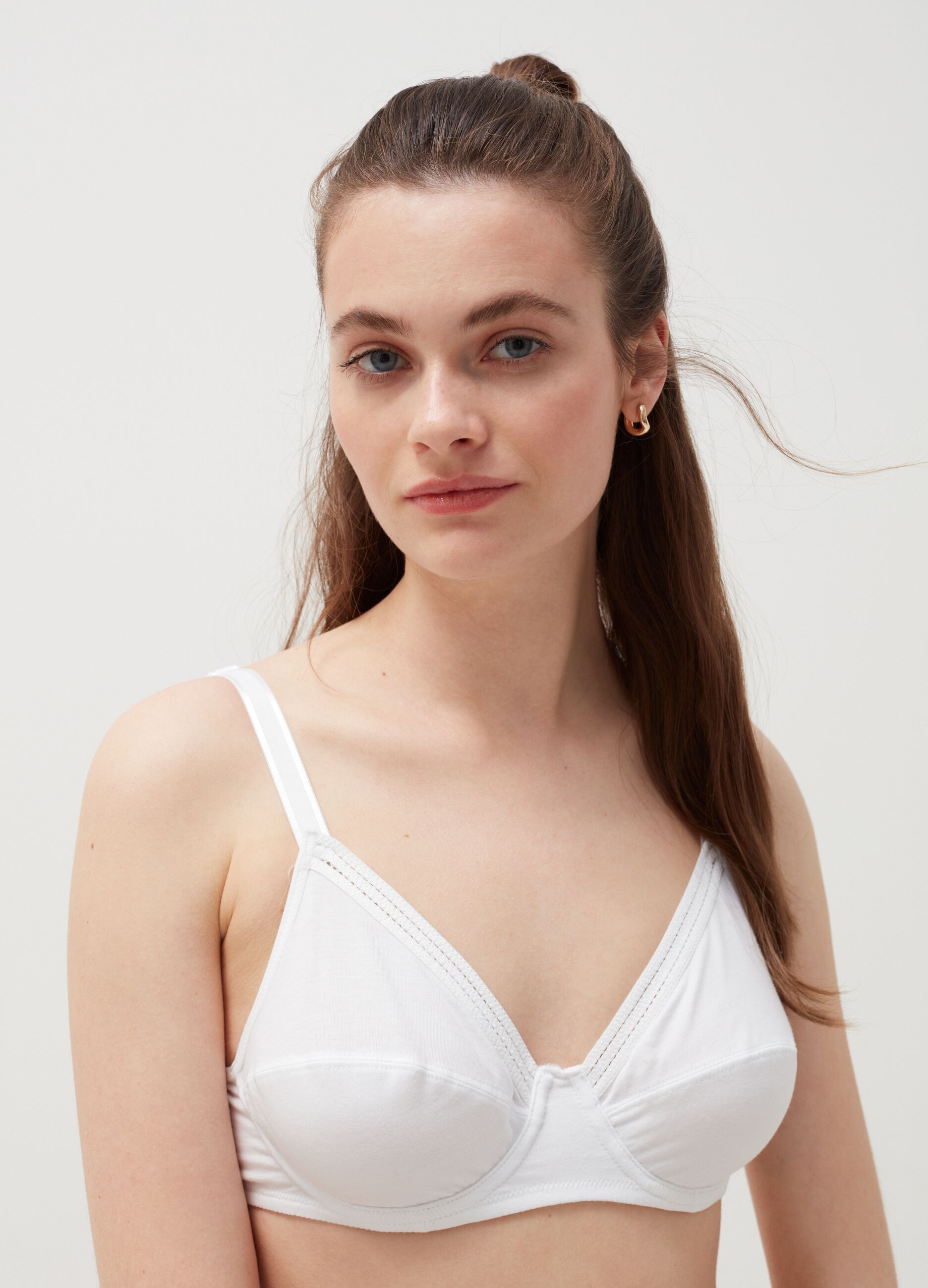 Organic Cotton bra with underwiring