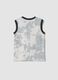 White pure cotton vest top with graphic print_1