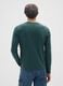 Green pure cotton regular fit sweater_2