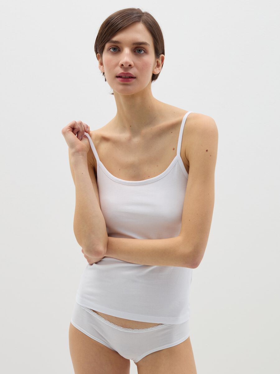 Two-pack under vests in stretch cotton_0
