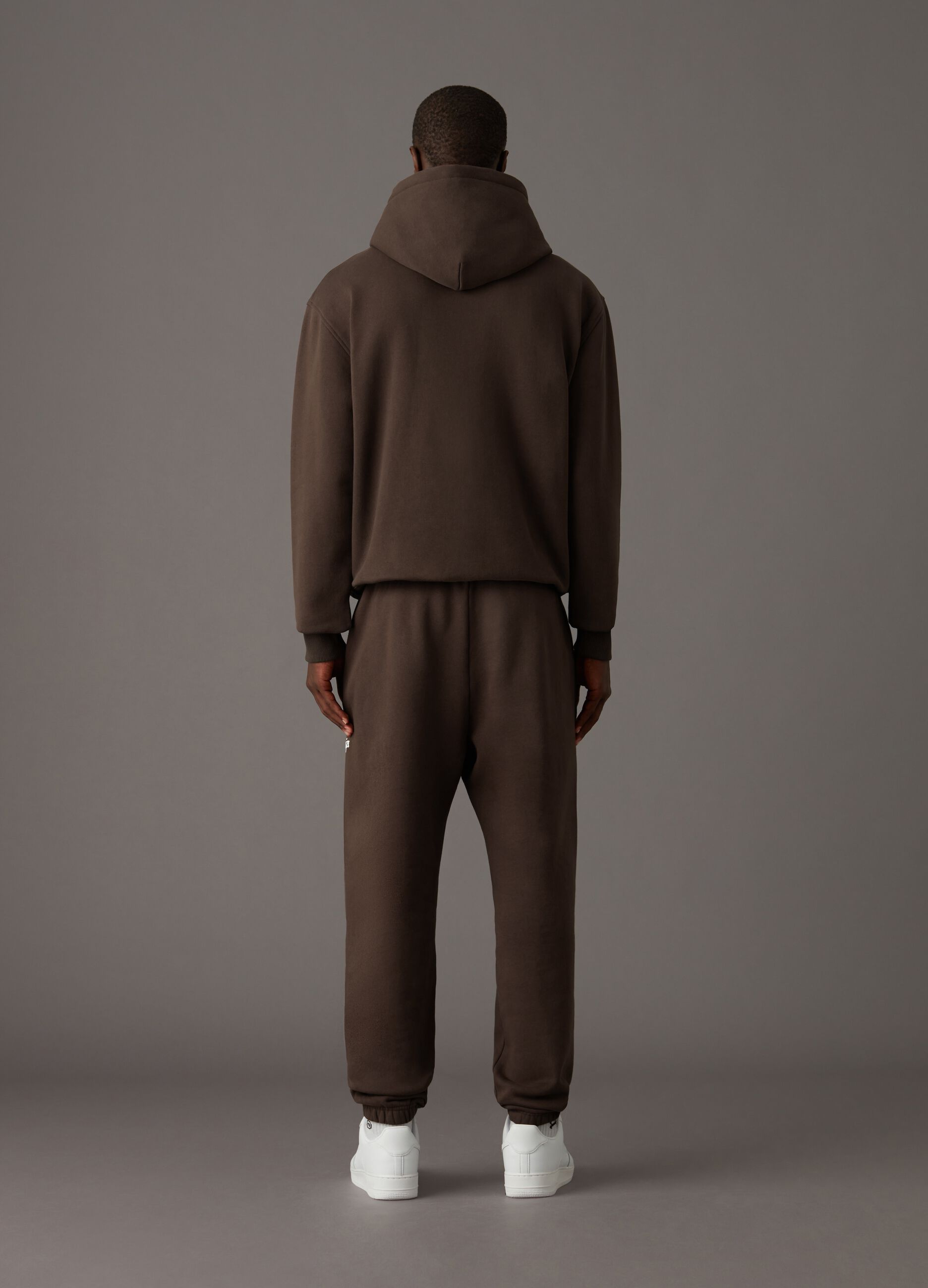 Joggers Sweatpants Chocolate Brown_5