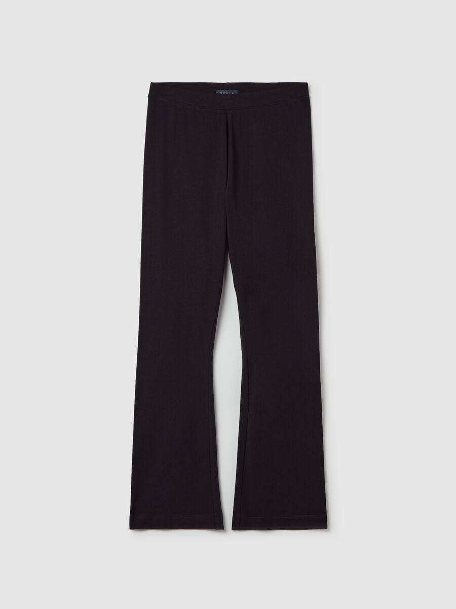 Curvy flare-fit stretch leggings_4