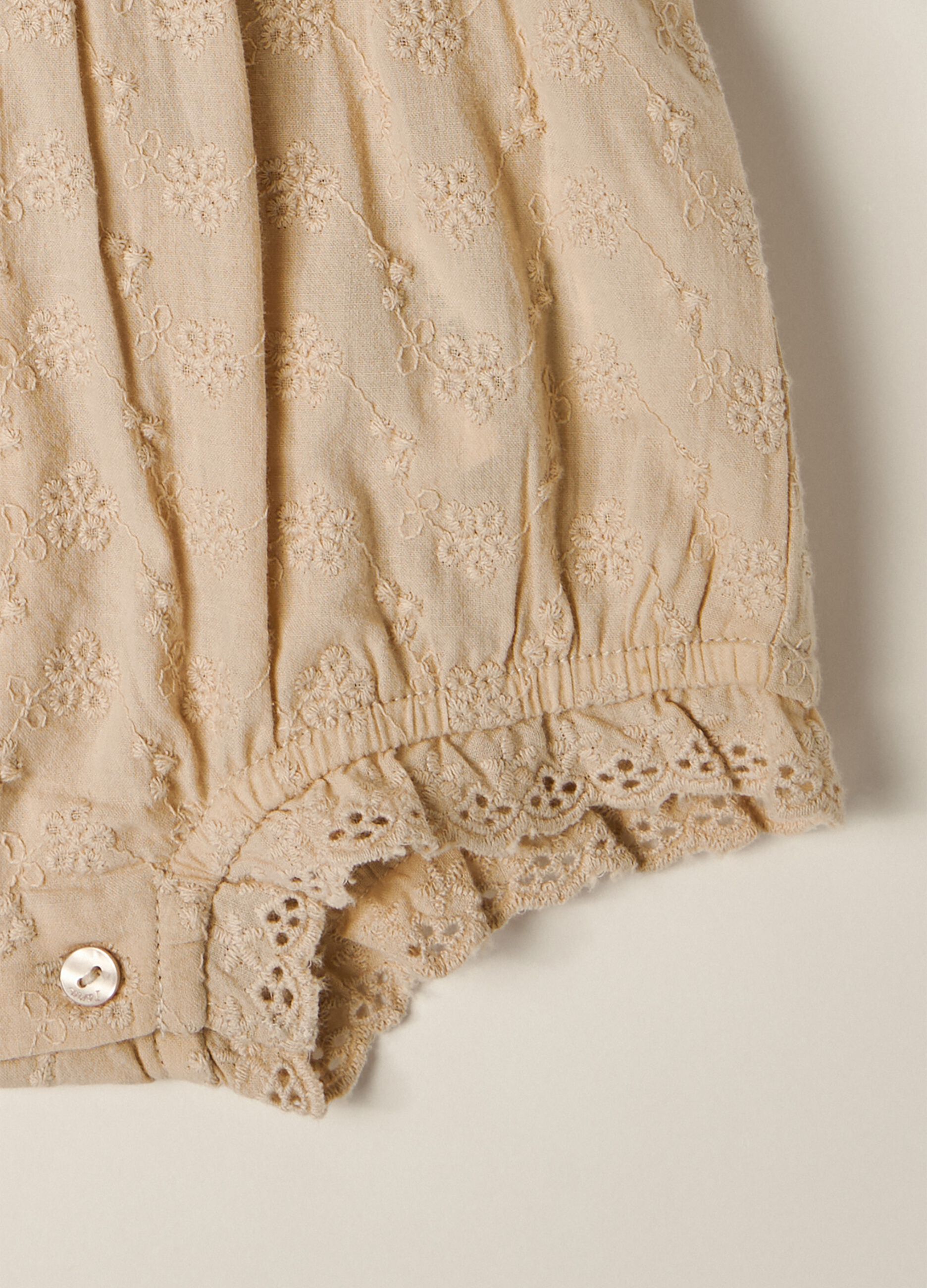 IANA Sangallo Pure Cotton Baby Romper