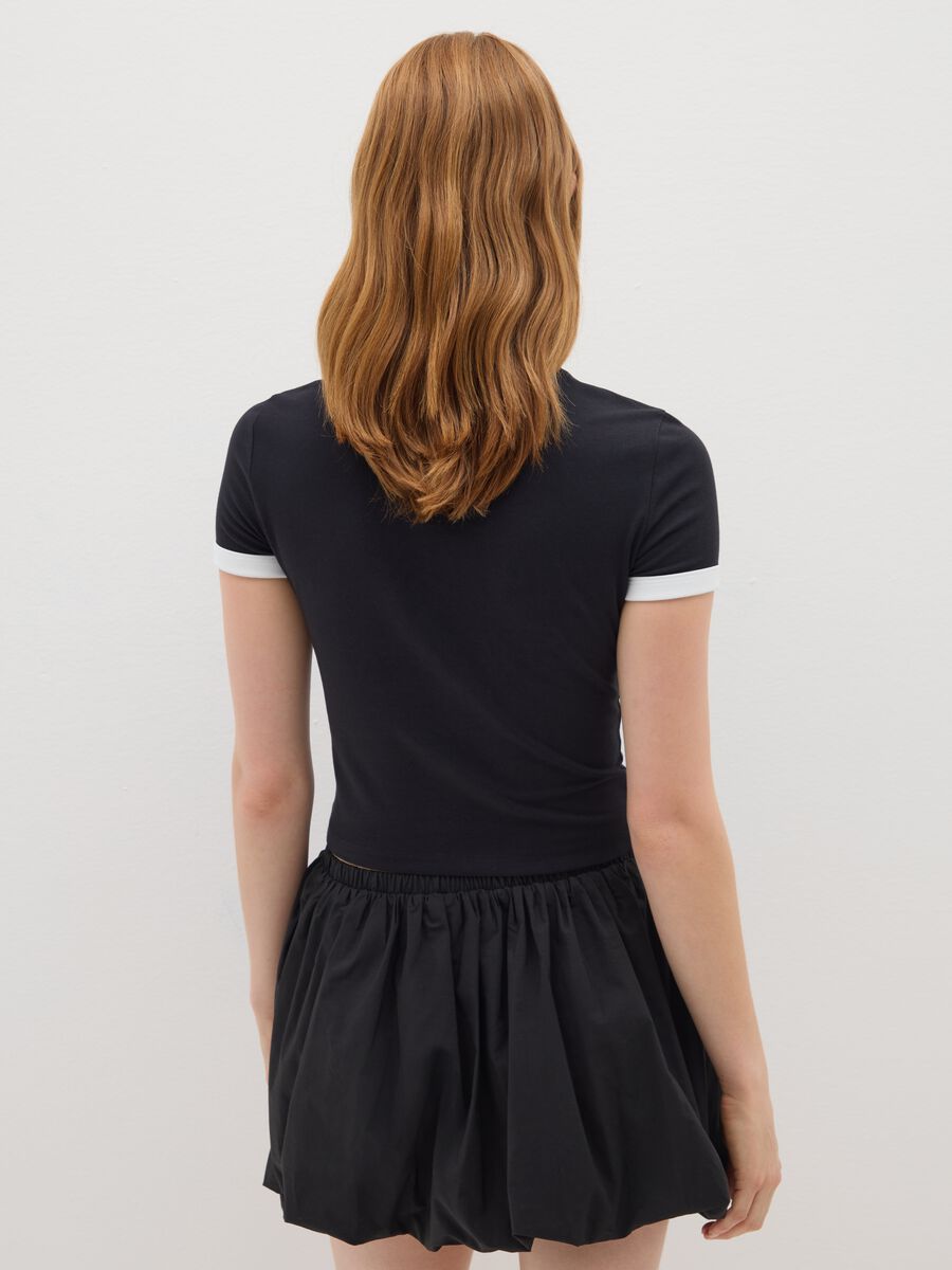 Women's multi-colour stretch cotton T-shirt_3