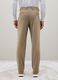 Beige slim fit trousers in stretch fabric_3
