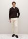 Brown pure merino regular fit sweater_2