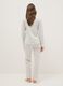 White check pyjamas in pure cotton regular fit_2