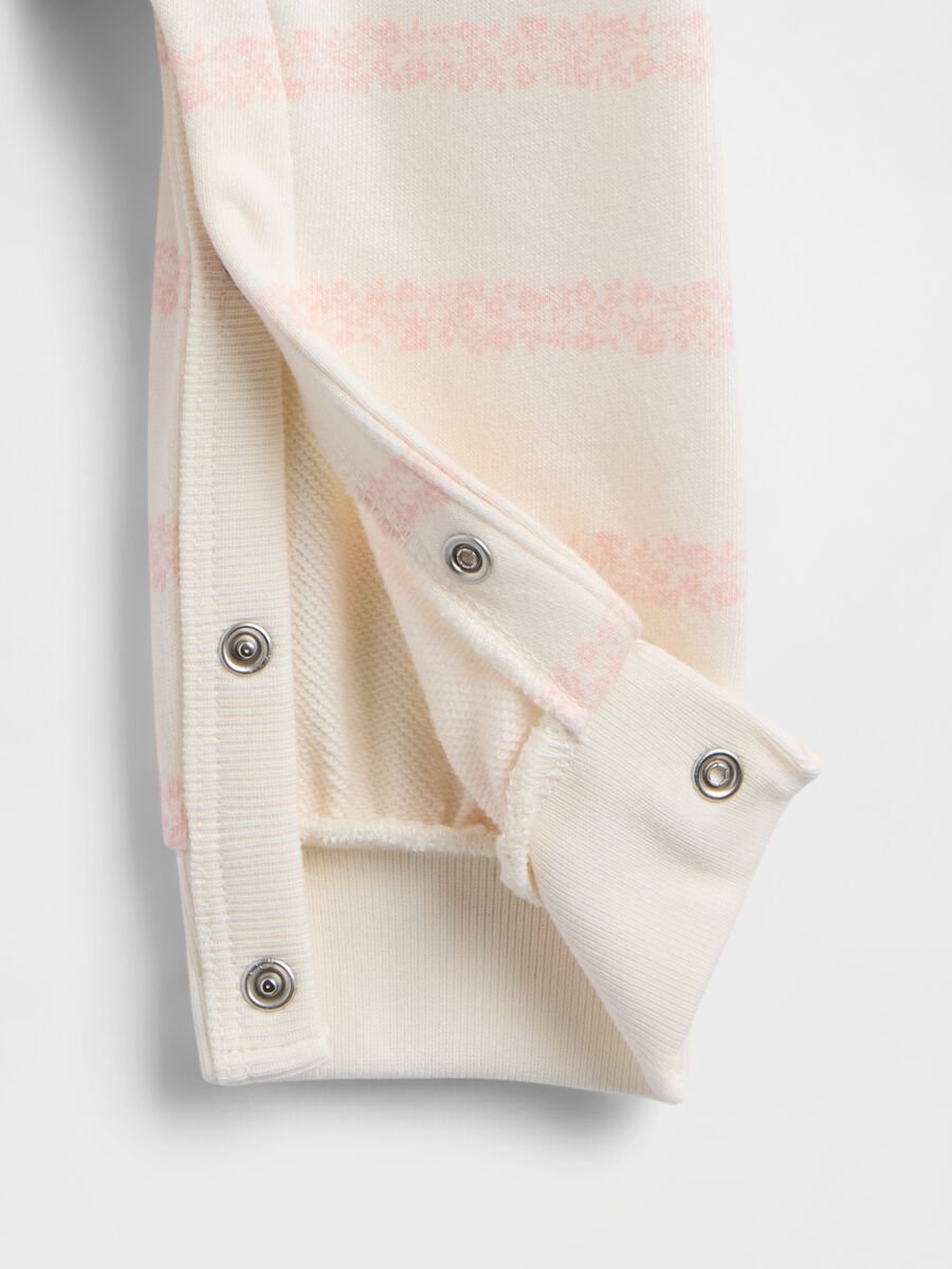 Pink cotton baby unisex romper_3