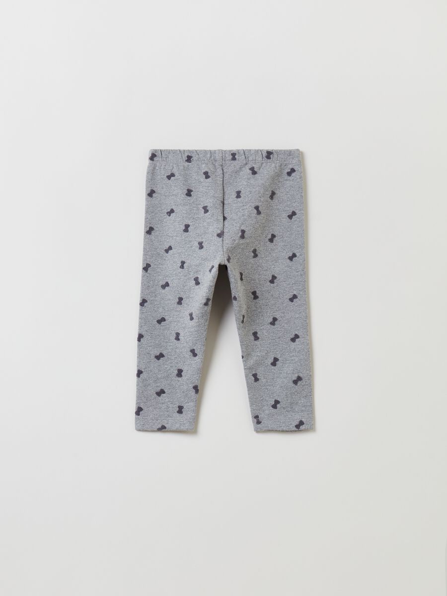 Leggings stretch con stampa _1