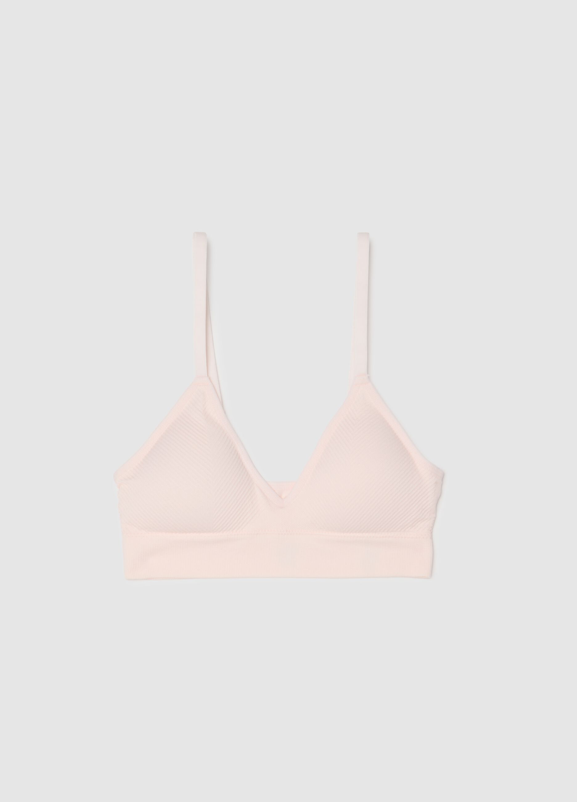 Pink Stretch Microfibre Bra