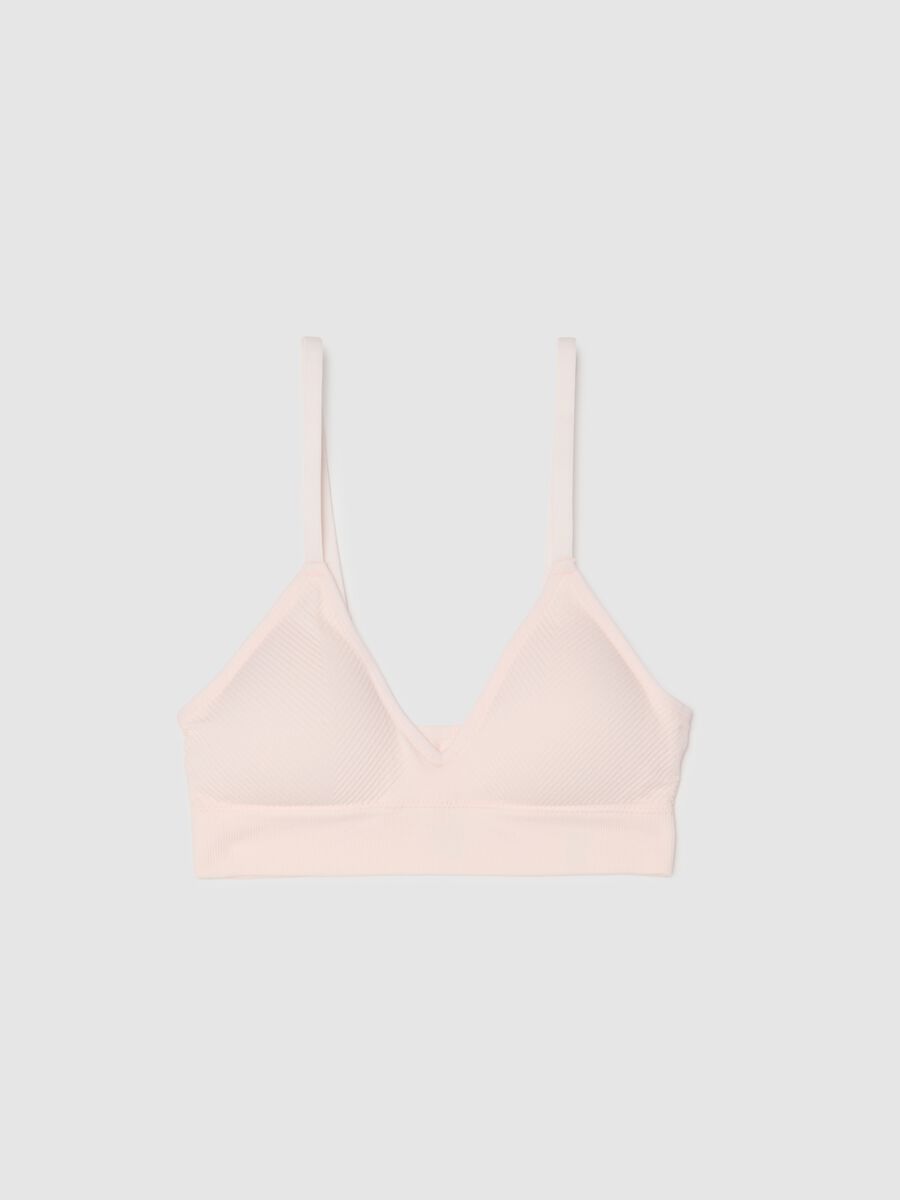 Pink Stretch Microfibre Bra_0