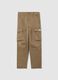 Stretch cotton cargo trousers_3